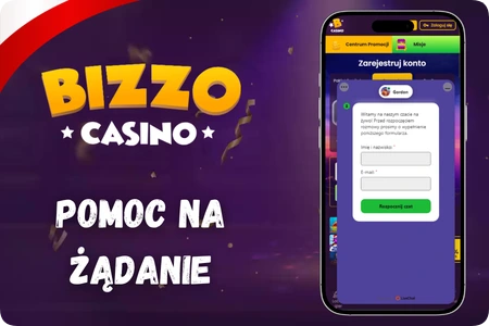 Bizzo Casino obsługa klienta czat na żywo
