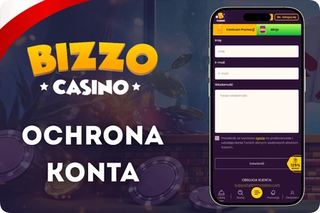 Bizzo Casino bezpieczne logowanie szyfrowanie SSL i weryfikacja 2FA